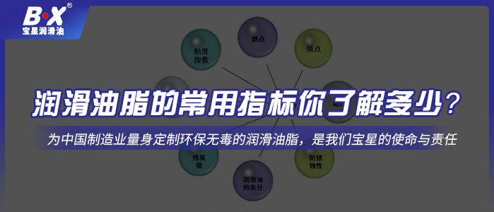 潤滑油脂的常用指標你了解多少？